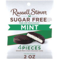 Russell Stover Dark Chocolate, Sugar Free, Mint, 2 Ounce