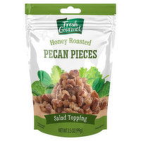 Fresh Gourmet Salad Topping, Pecan Pieces, Honey Roasted, 3.5 Ounce