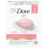 Dove Beauty Bar, Pink, 2 Each