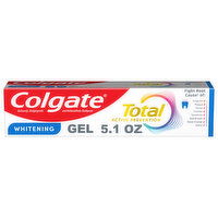 Colgate Total Active Prevention Total Whitening Gel Toothpaste, 5.1 Ounce
