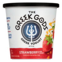 The Greek Gods Strawberry with Honey Greek Style Yogurt, 24 Ounce