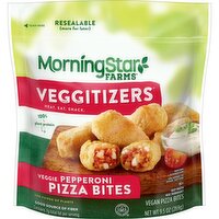 MorningStar Farms Veggitizers Pizza Bites, Meatless Pepperoni, 9.5 Ounce