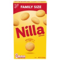 NILLA Wafers Cookies, Vanilla Wafers, Family Size, 15 Ounce