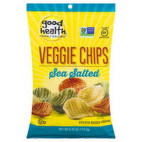 Good Health Veggie Chips, Sea Salted, 6.25 Ounce