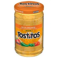 Tostitos Salsa Con Queso, Medium, 23 Ounce