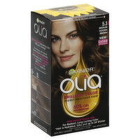 Olia Permanent Hair Color, Medium Golden Brown 5.3, 1 Each