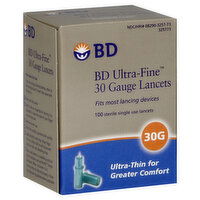BD Ultra Fine Lancets, 30 Gauge, 100 Each