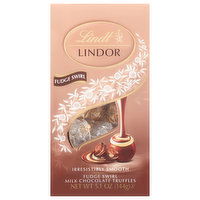 Lindt Lindor Milk Chocolate Truffles, Fudge Swirl, 5.1 Ounce