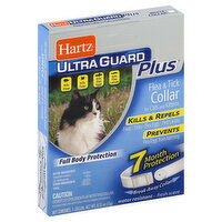 Hartz Ultra Guard Plus Flea & Tick Collar, for Cats and Kittens, White, Fresh Scent, 1 Each