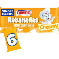 Bimbo Sweet Toast, 6 packs, 11.64 oz, 6 Each