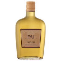 E & J Brandy Peach Flavored Brandy, 375 Millilitre
