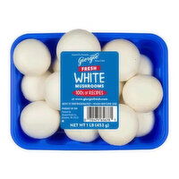 Giorgio Fresh White Mushrooms, 1 Pound