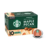 Starbucks K-Cup Coffee Pods, Maple Pecan Naturally Flavored, 10 Each