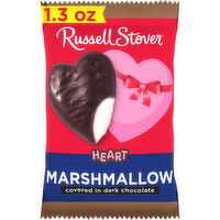 Russell Stover Valentine's Day Dark Chocolate Marshmallow Heart,, 1.3 Ounce