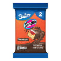 Marinela Gansito Strawberry Chocolate Flavored Covered Filled Snack Cake, Twin Pack, 2 packs, 3.53 oz, 2 Each