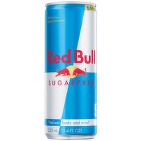 Red Bull Sugar Free Energy Drink, 80mg Caffeine, 8.4 Fluid ounce