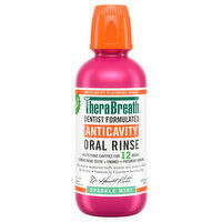 TheraBreath Oral Rinse, Anticavity, Sparkle Mint, 16 Fluid ounce