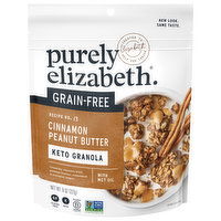 Purely Elizabeth Granola, Grain Free, Keto, Cinnamon Peanut Butter, Recipe No. 13, 8 Ounce