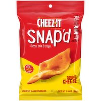 Cheez-It Snap'd Cracker Chips, Double Cheese, 1.5 Ounce