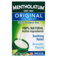 Mentholatum Ointment, Original, 1 Ounce