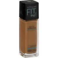 maybelline Fit Me Foundation, with Clay, Matte + Poreless, Toffee Caramel 330, 1 Ounce