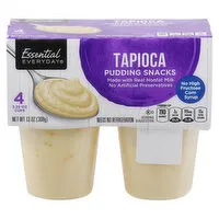 Essential Everyday Pudding Snacks, Tapioca, 4 Each