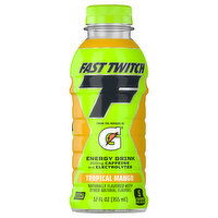 Fast Twitch Energy Drink, Zero Sugar, Tropical Mango, 12 Fluid ounce