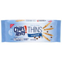 Chips Ahoy! Thins Cookies, Chocolate Chips, Original, 7 Ounce