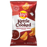 Lay's Potato Chips, Mesquite BBQ Flavored, Kettle Cooked, 8 Ounce