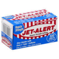 Jet Alert Caffeine, Regular Strength, 100 mg, Tablets, 120 Each