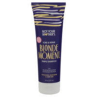 Not Your Mother's Blonde Moment Shampoo, Purple, Tone & Repair, 8 Fluid ounce