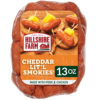 Hillshire Farm Cheddar Lit'l Smokies Smoked Sausage, 13 Ounce