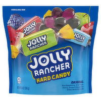 JOLLY RANCHER JOLLY RANCHER Assorted Fruit Flavored Hard, Individually Wrapped Candy Resealable Bag, 14 oz, 14 Ounce