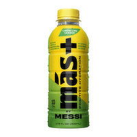 Mas+ by Messi Hydration Beverage, Limon Lime League, 16.9 Fluid ounce