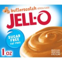 Jell-O Butterscotch Sugar Free & Fat Free Instant Pudding & Pie Filling Mix, 1 Ounce