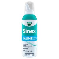 Vicks Saline Vicks Sinex Saline Ultra Fine Nasal Mist, Drug Free, 5 Oz, 5 Ounce