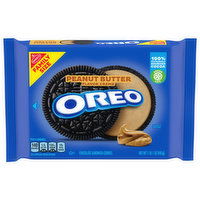 OREO Peanut Butter Cookies, 1 Resealable Family Size 17 oz Pack, 17 Ounce