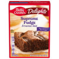 Betty Crocker Delights Supreme Fudge Brownie Mix, 19.1 Ounce
