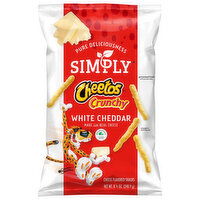 Simply Cheetos Cheese Flavored Snacks, Crunchy, White Cheddar, 8.5 Ounce