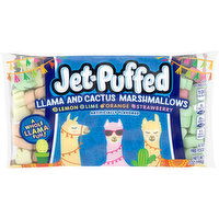 Jet-Puffed Lemon, Lime, Orange & Strawberry Llama & Cactus Shaped Marshmallows, 7 Ounce