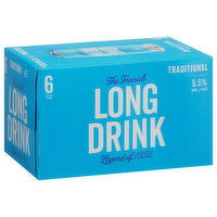 Long Drink Soda, Citrus, Traditional, 6 Each