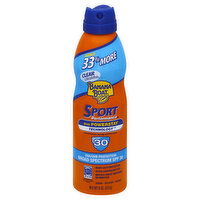 Banana Boat Sport Performance Sunscreen, Clear UltraMist, Continuous Spray, Broad Spectrum SPF 30, 8 Ounce