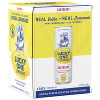 Lucky One Raspberry Vodka Lemonade, 355 Millilitre