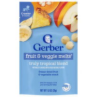 Gerber Crawler (8+ Months) Truly Tropical Blend Fruit & Veggie Melts, 1 Ounce