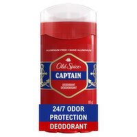 Old Spice Red Collection Aluminum Free Deodorant for men, Captain, 3 Ounce