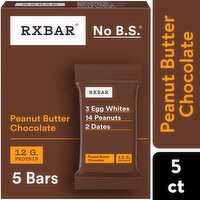 Rxbar Protein Bars, Peanut Butter Chocolate, 9.1 Ounce