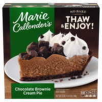 Marie Callender's Chocolate Brownie Cream Pie Frozen Dessert, 25 Ounce