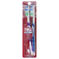 Equaline Toothbrush, Clean+, Soft, Full, Value Pack, 4 Each