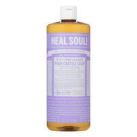 Dr. Bronner's Pure-Castile Soap, 18-in-1 Hemp Lavender, 32 Ounce