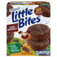 Entenmann's Little Bites Entenmann's Little Bites Fudge Brownie Mini Muffins, 5 pouches, 9.75 oz, 9.75 Ounce